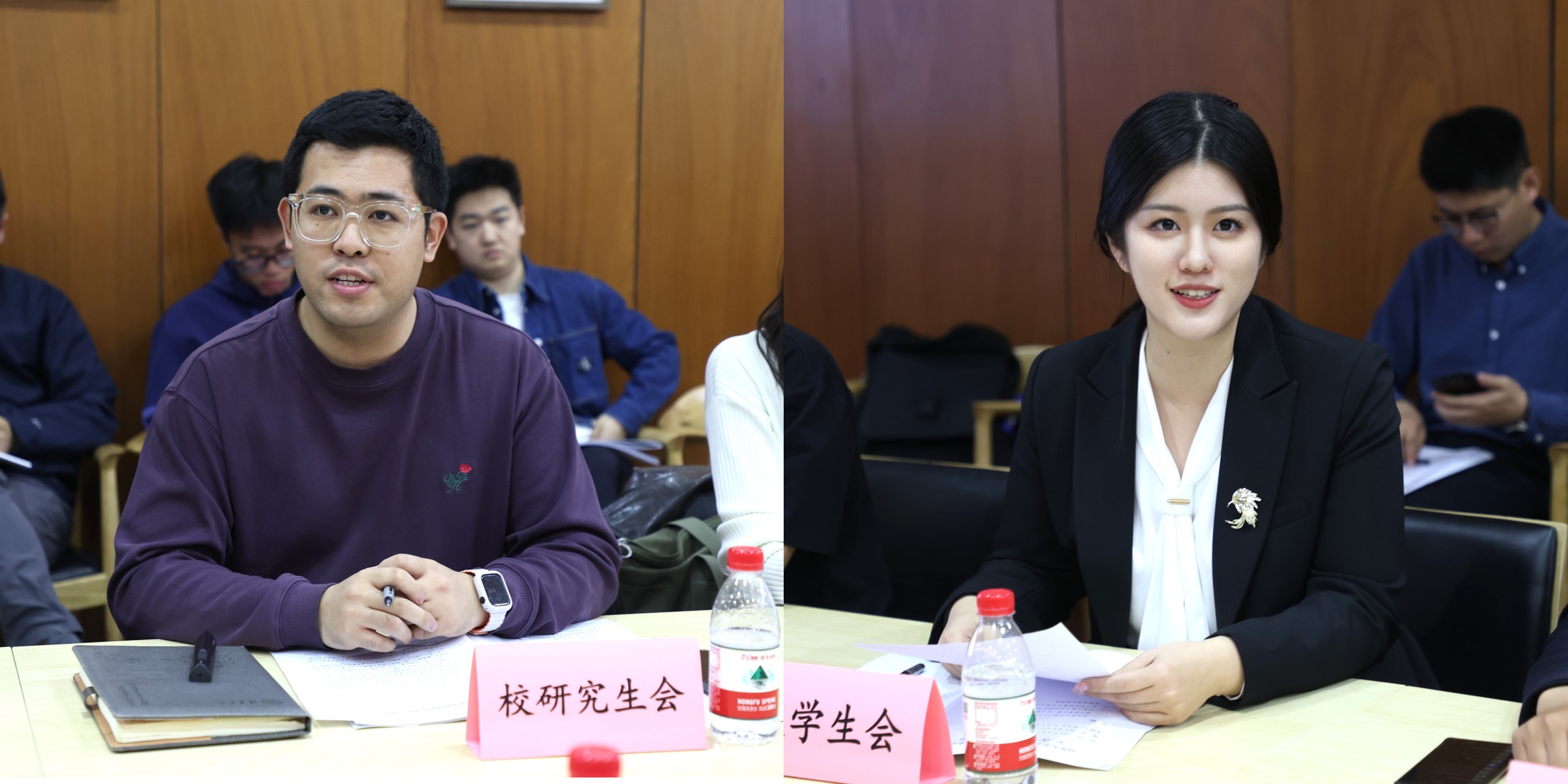 20250410-2024-2025学年度春季学期第一次“校领导面对面”（校领导接待日）举行-校研究生会-校研究生会、校学生会代表介绍提案.jpg